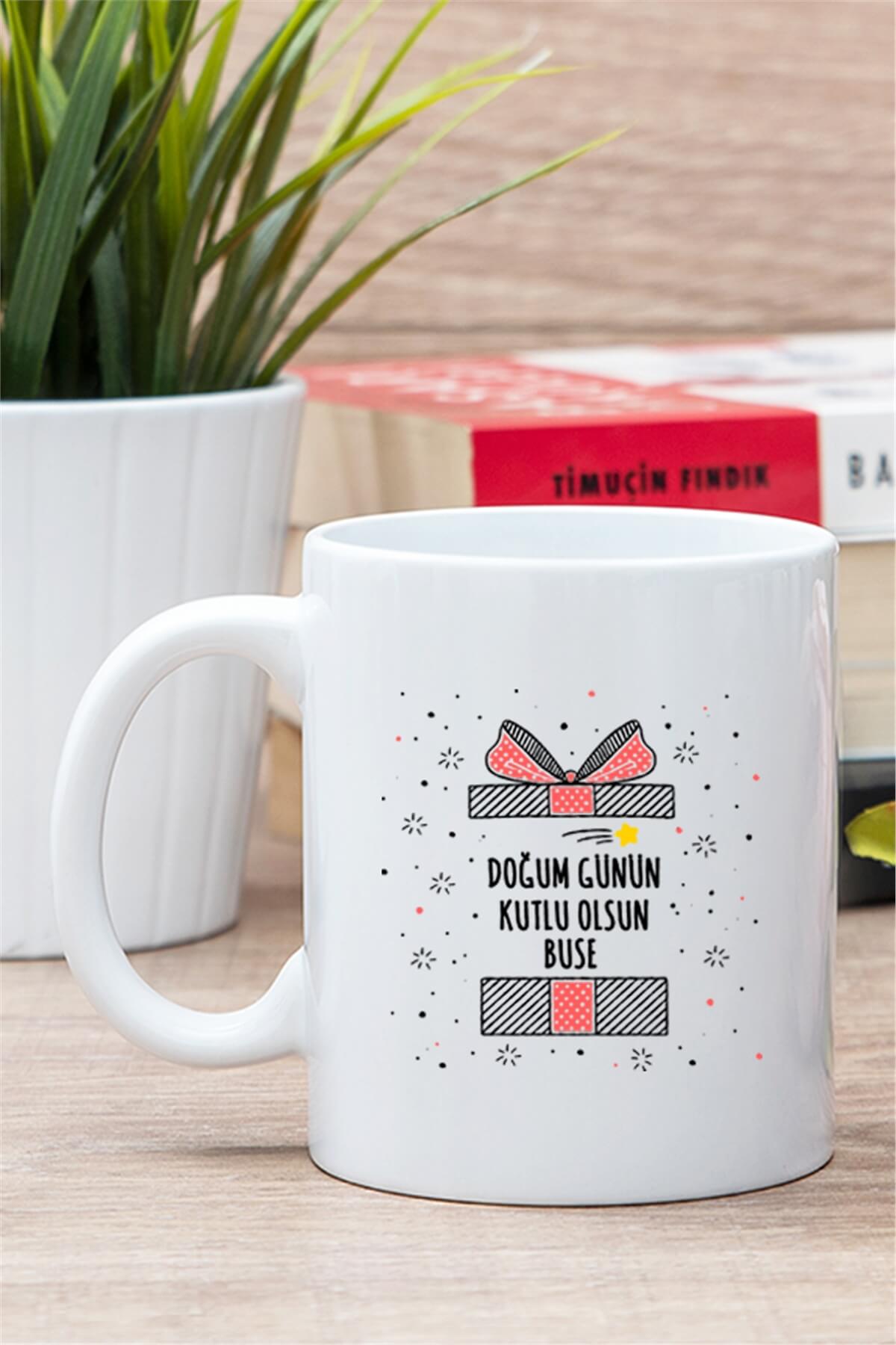 Doğum Günü Hediyesi Beyaz Kupa Bardak