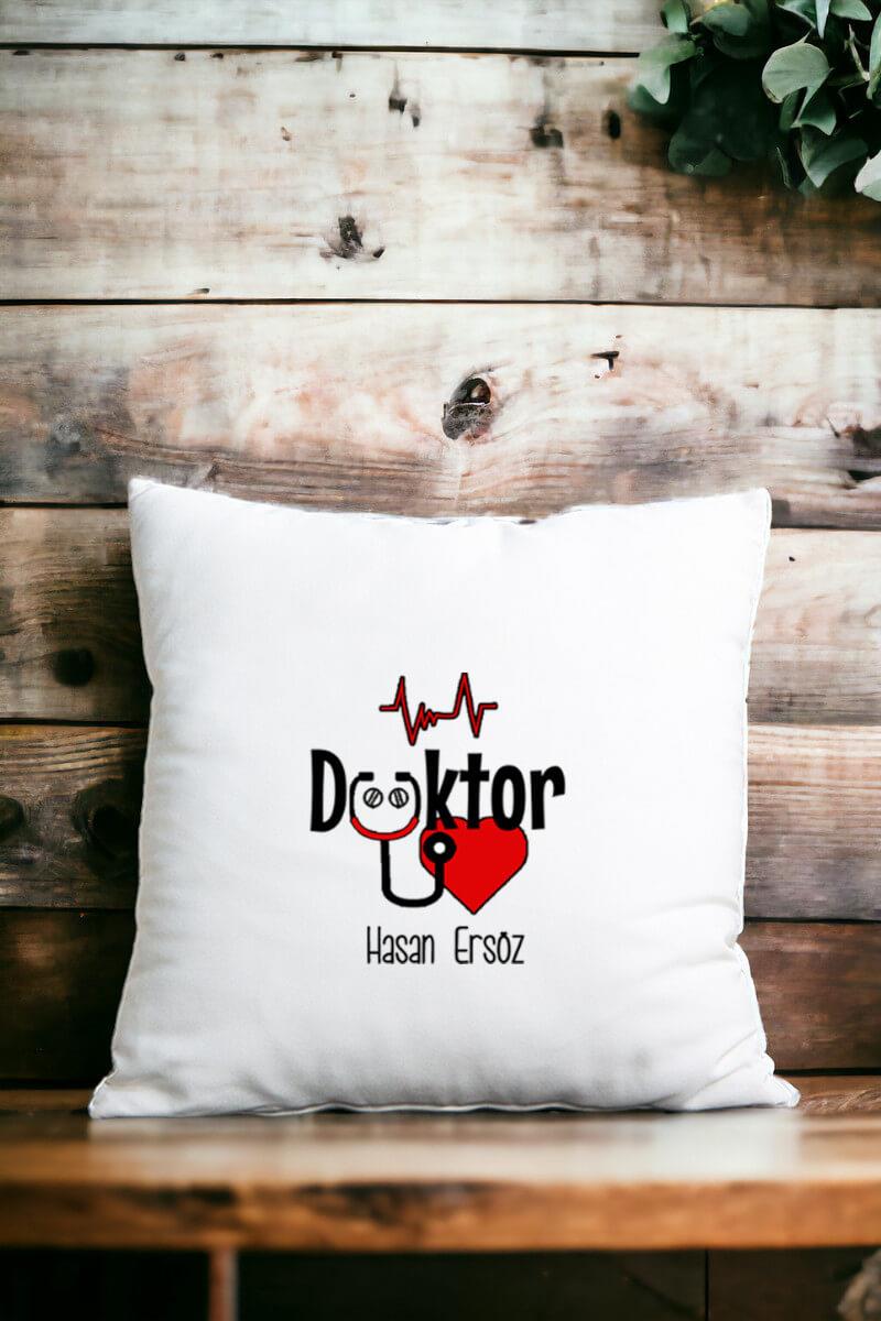 Doktor Saten Kare Yastık