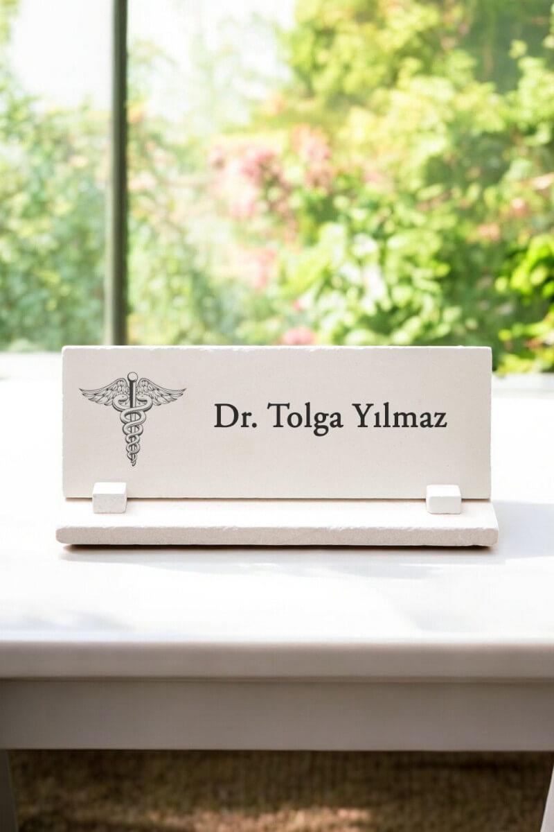 Doktora Hediye Kişiye Özel Masa Üstü İsimlik