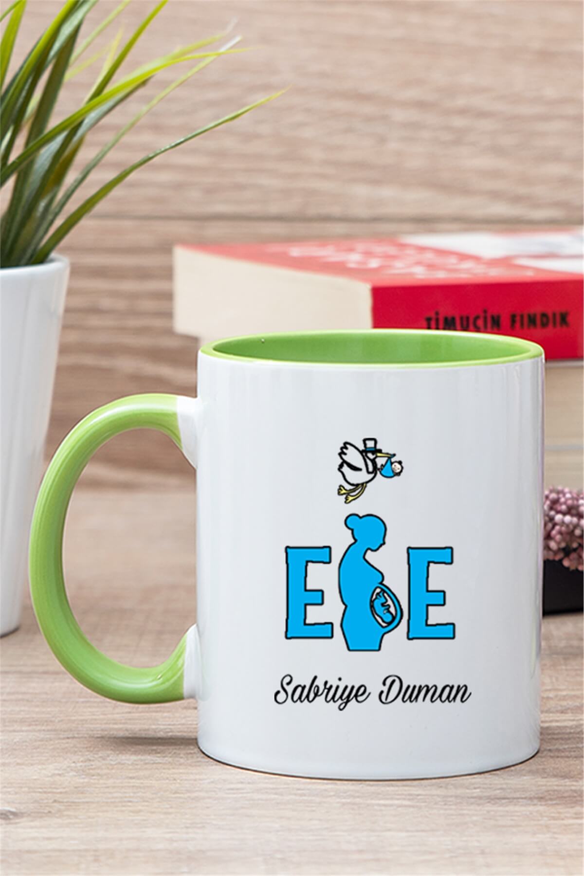 Ebe İçi Renkli Kupa Bardak