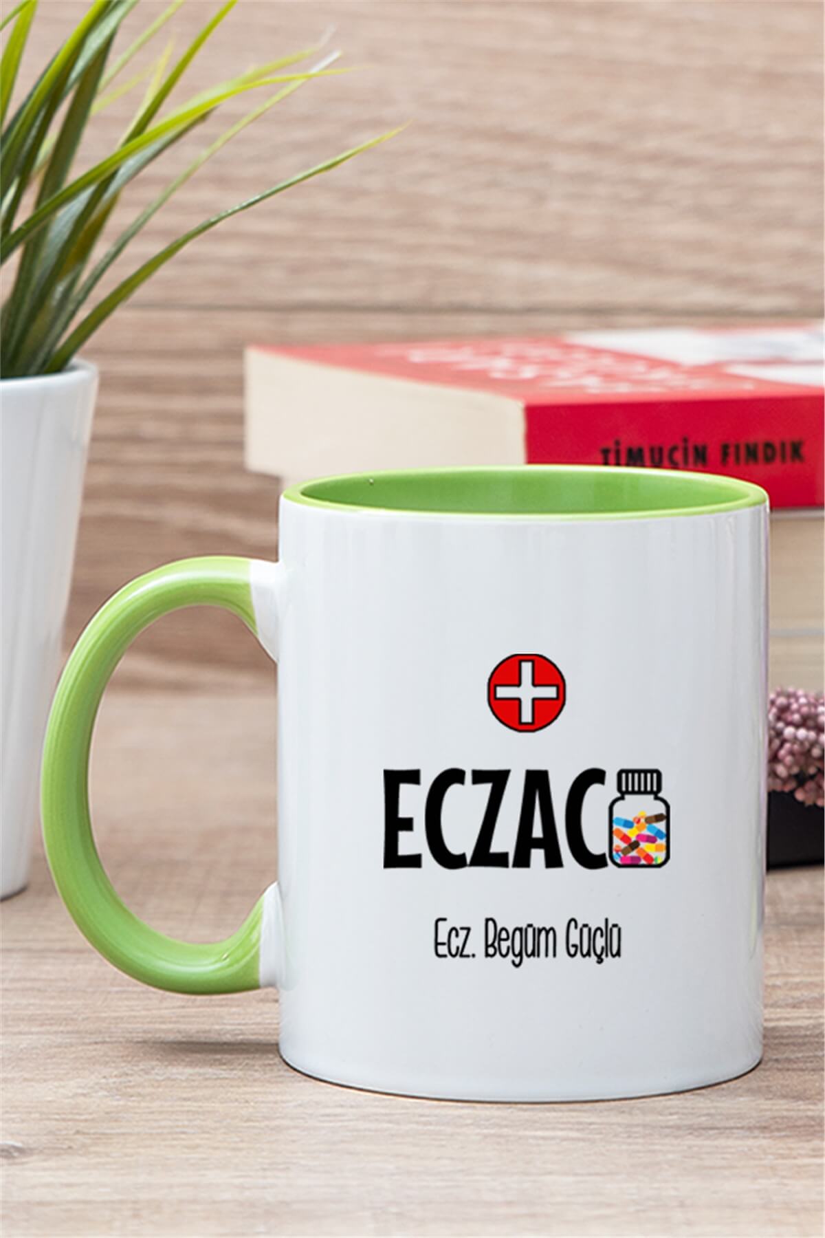 Eczacı İçi Renkli Kupa Bardak