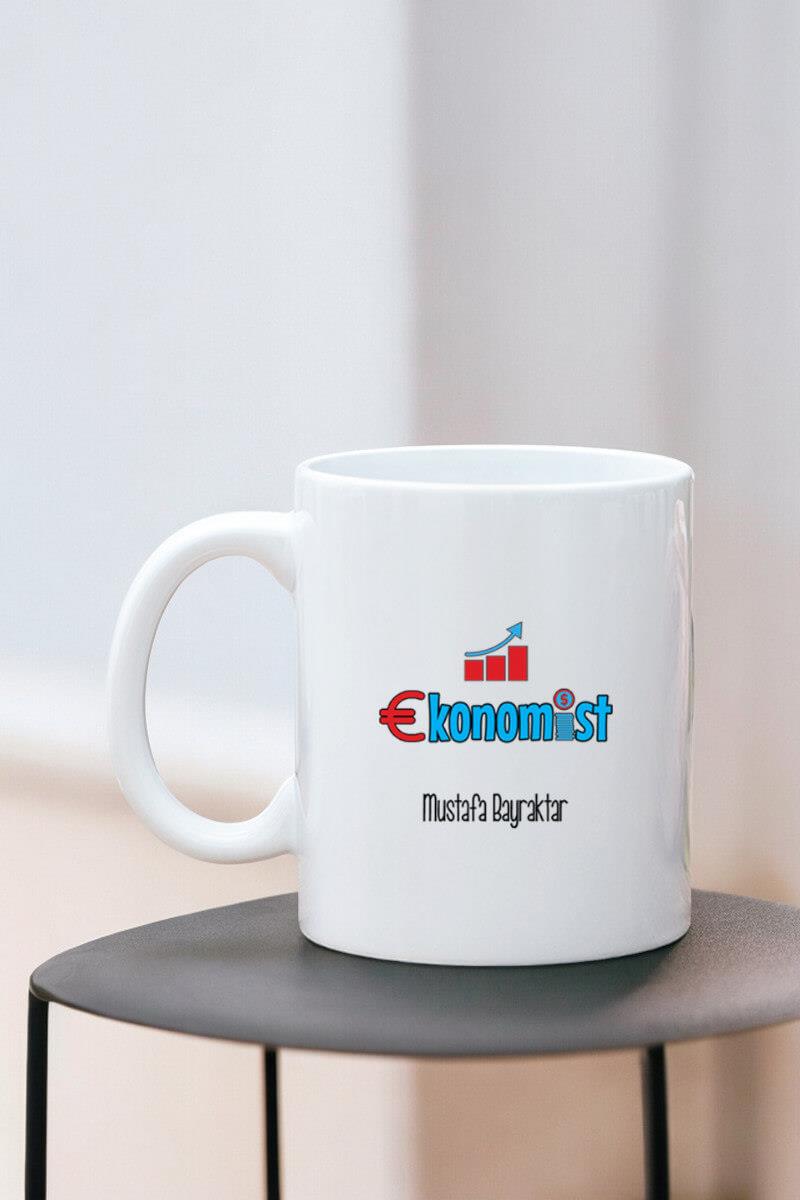 Ekonomistlere Hediye Beyaz Kupa Bardak