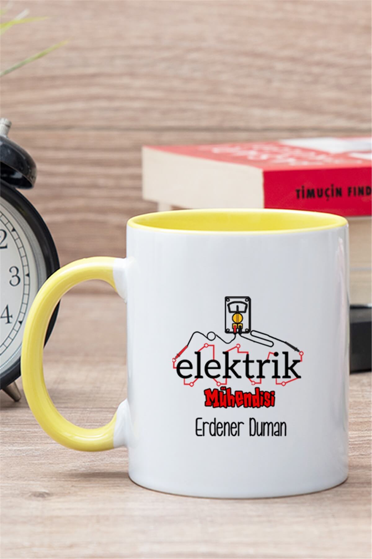 Elektrik Mühendisi İçi Renkli Kupa Bardak