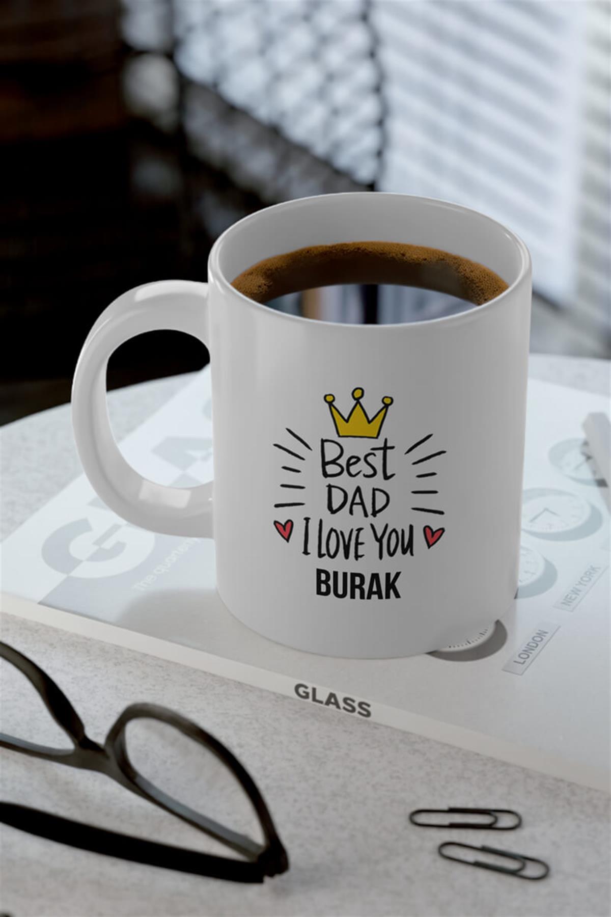 En İyi Babalara Hediye Best Dad Porselen Kupa Bardak