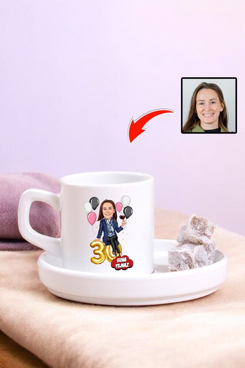 En Yakın Kız Arkadaşa Doğum Günü Hediyesi Kahve Fincanı