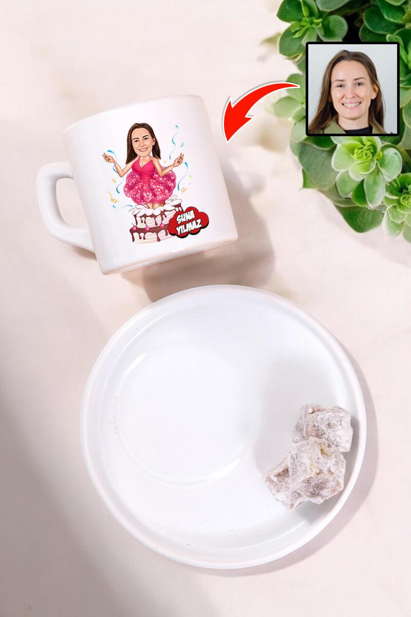 En Yakın Kız Arkadaşa Doğum Günü Hediyesi Kahve Fincanı