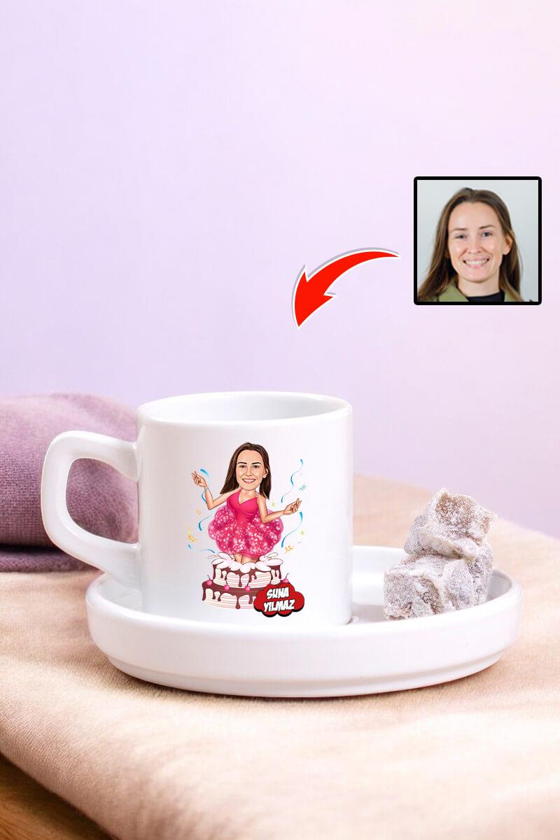 En Yakın Kız Arkadaşa Doğum Günü Hediyesi Kahve Fincanı