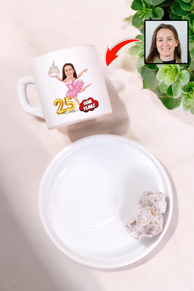 En Yakın Kız Arkadaşa Doğum Günü Hediyesi Kahve Fincanı