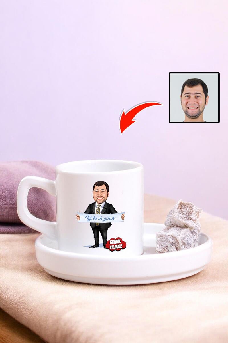 Erkeğe Doğum Günü Hediyesi Türk Kahvesi Fincanı