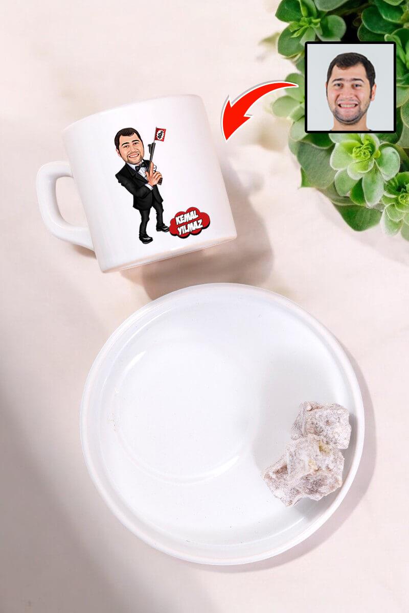 Erkeğe Doğum Günü Hediyesi Türk Kahvesi Fincanı