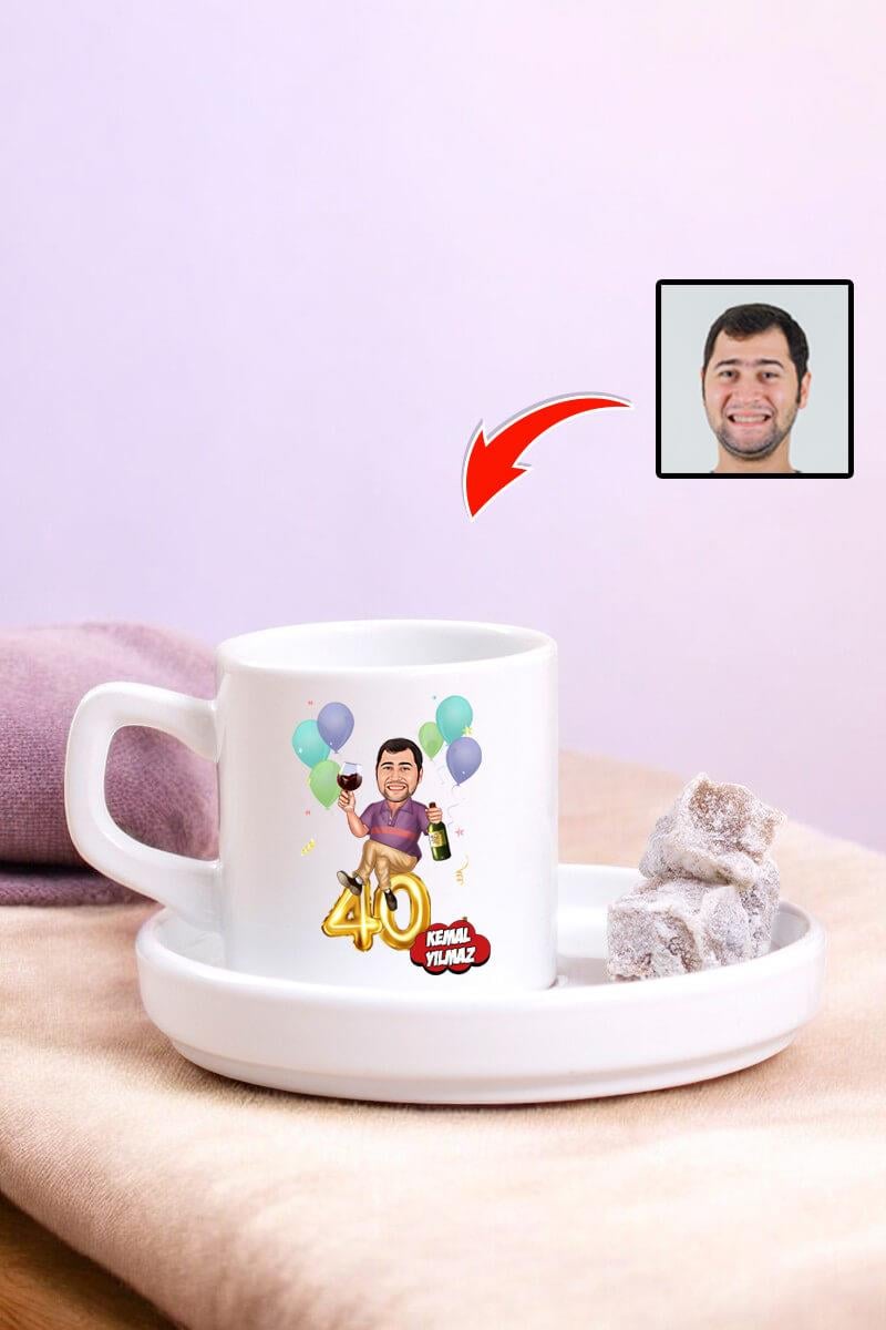 Erkeğe Doğum Günü Hediyesi Türk Kahvesi Fincanı