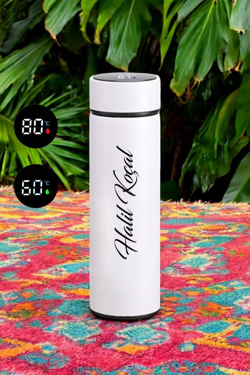 Erkek Arkadaşa Hediye İsme Özel Akıllı Termos