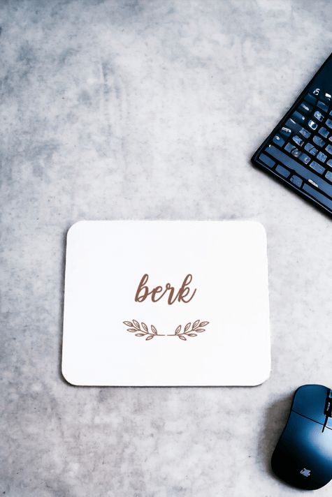 Erkeklere Özel İsim Yazılı Mouse Pad
