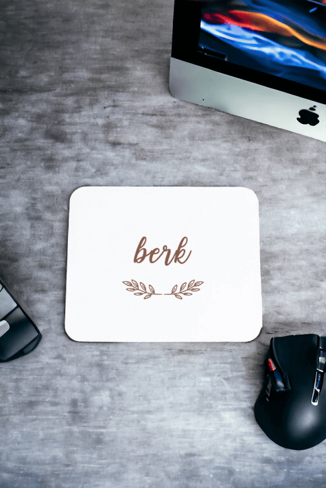 Erkeklere Özel İsim Yazılı Mouse Pad