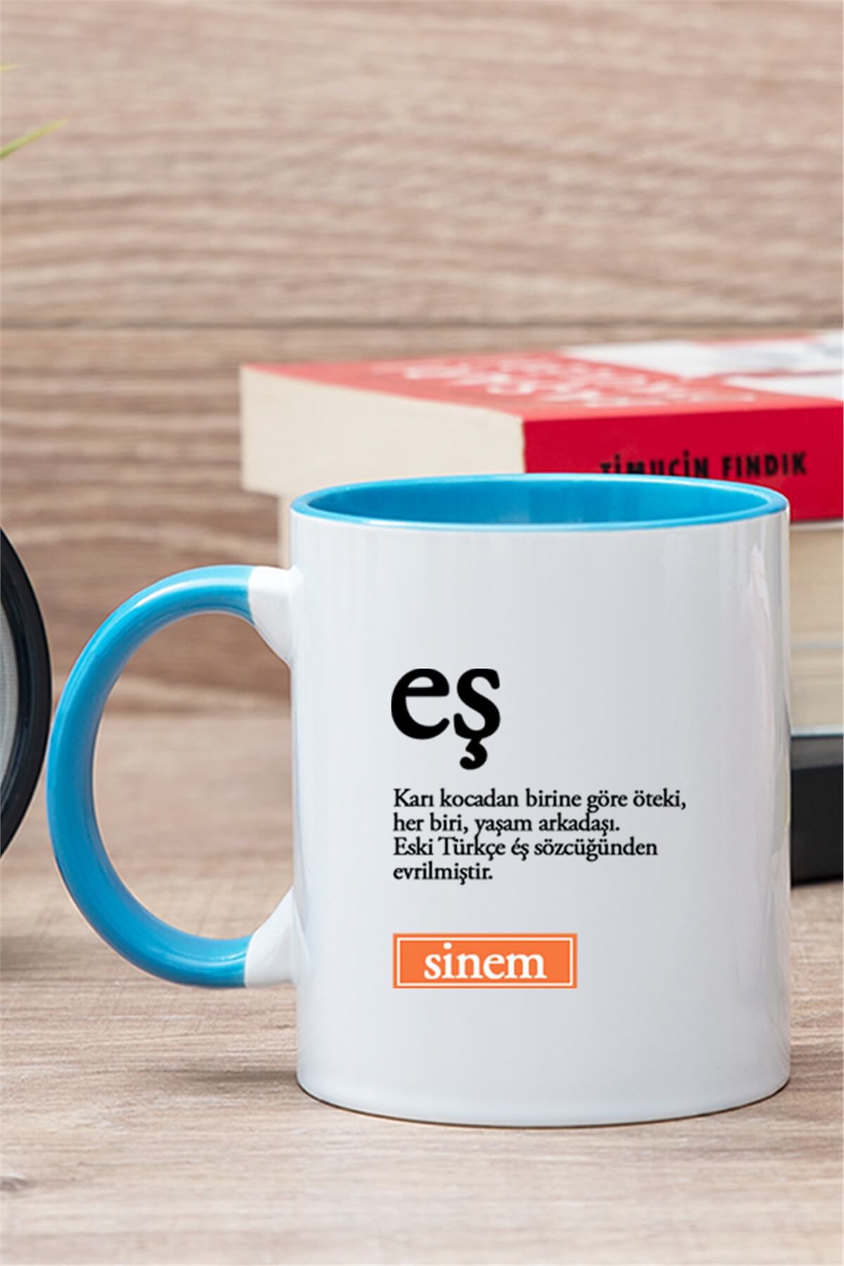 Eş Kelime Anlamı İçi Renkli Kupa Bardak