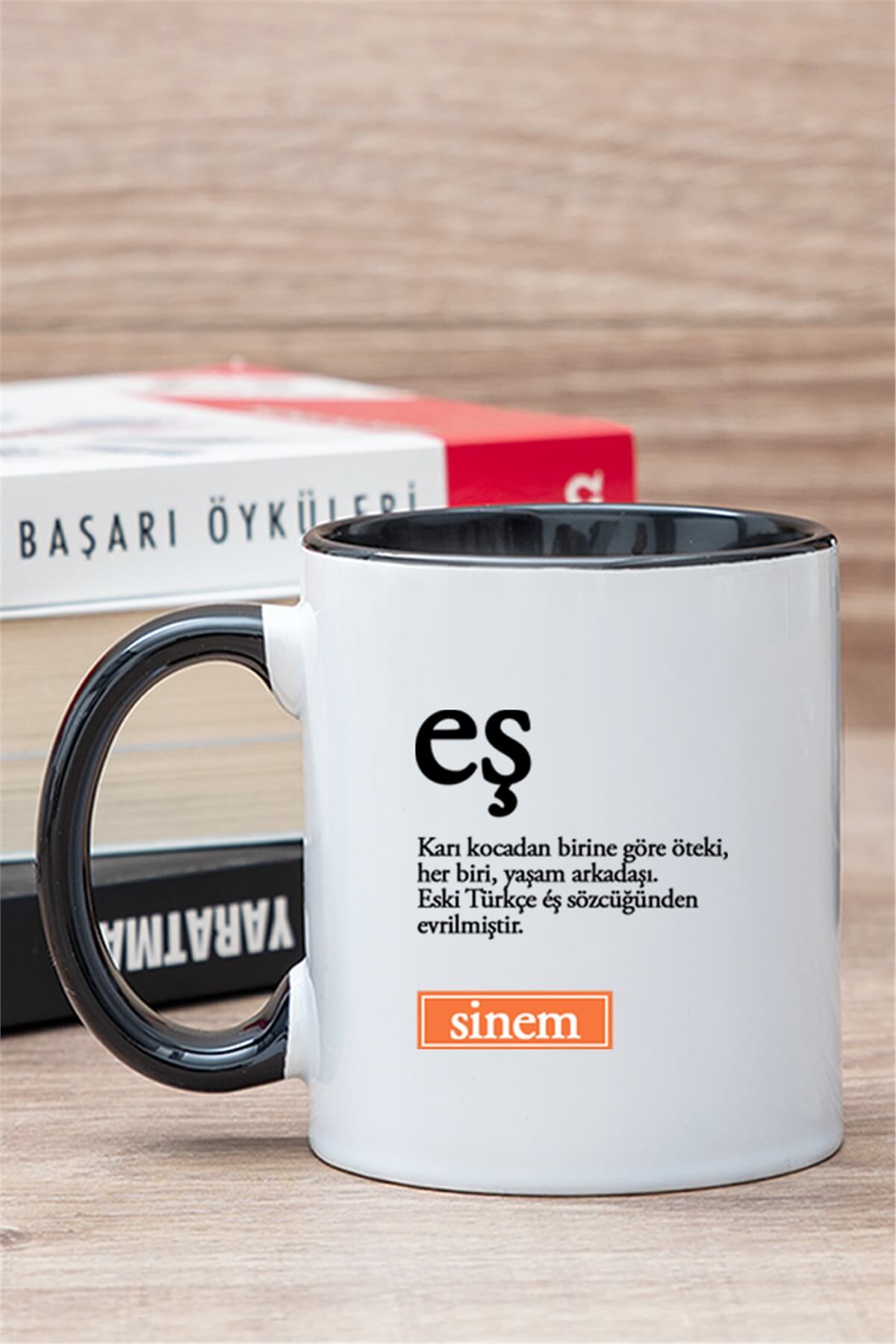 Eş Kelime Anlamı İçi Renkli Kupa Bardak