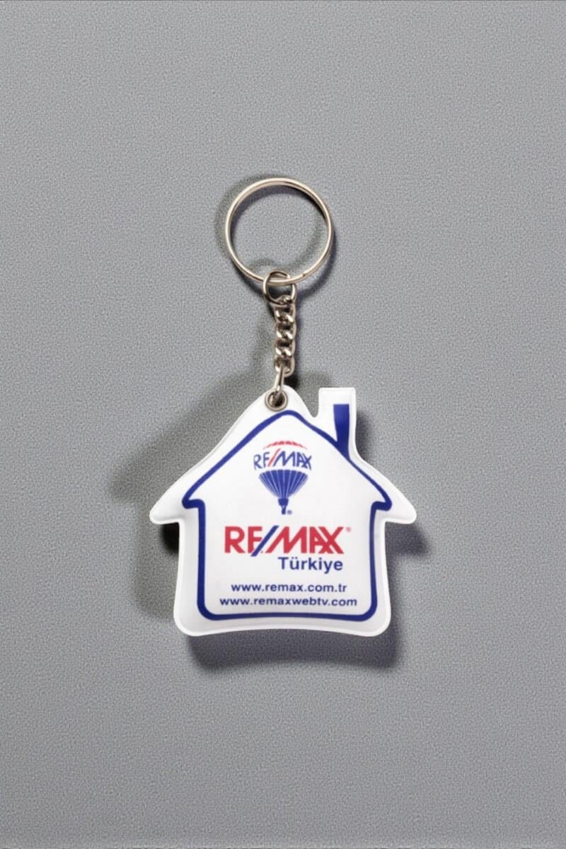 Ev Şeklinde Promosyon Puf Anahtarlık