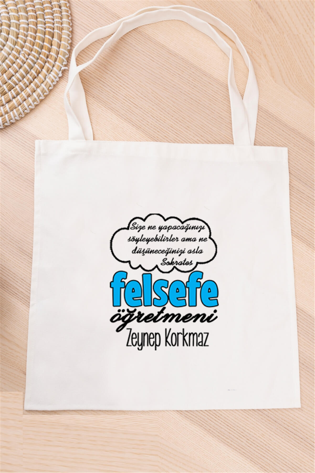 Felsefe Öğretmeni Bez Çanta