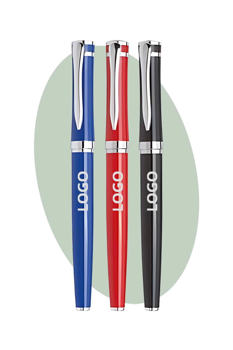 Firma Logolu Toptan Baskılı Metal Roller Kalem 3221-Pİ