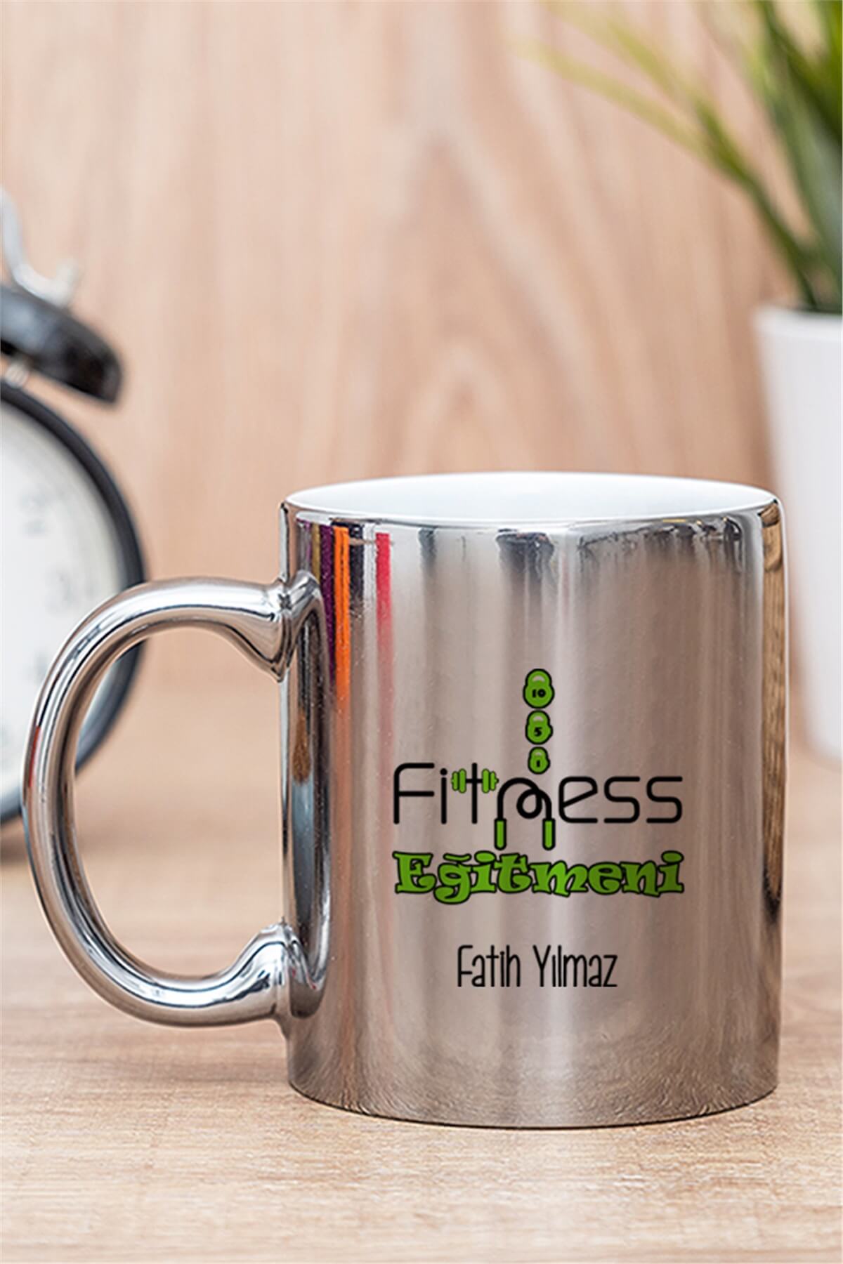 Fitness Eğitmeni Gold - Silver Kupa Bardak
