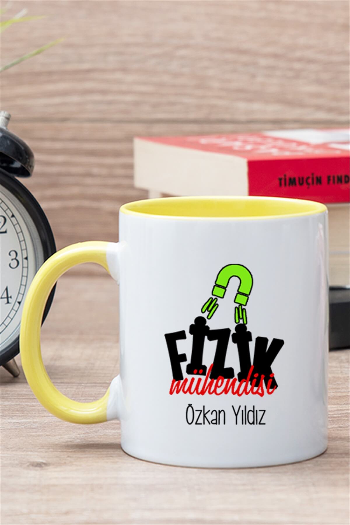 Fizik Mühendisi İçi Renkli Kupa Bardak