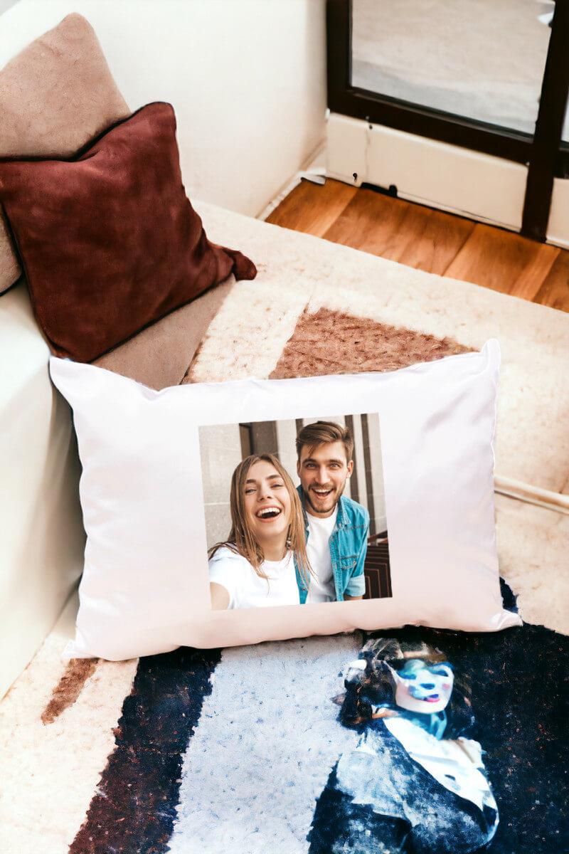 Fotoğraflı Dikdörtgen Yastık