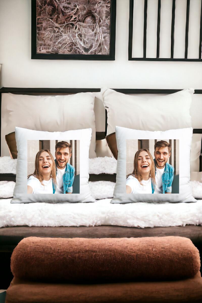 Fotoğraflı İkili Yastık