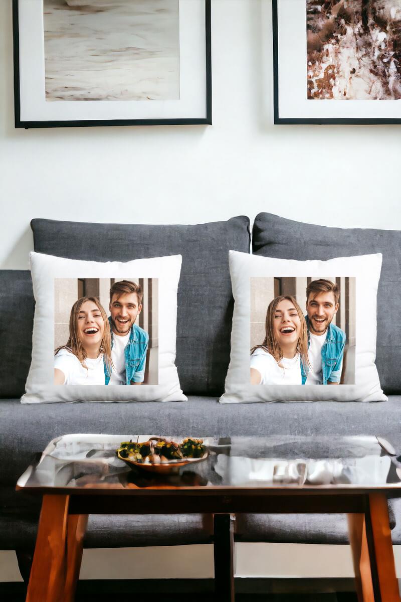 Fotoğraflı İkili Yastık