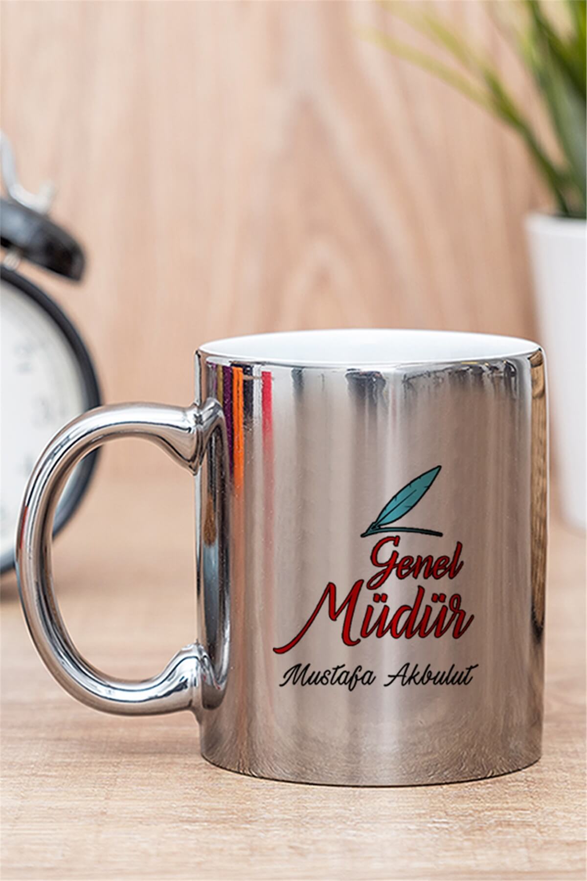 Genel Müdür Gold - Silver Kupa Bardak