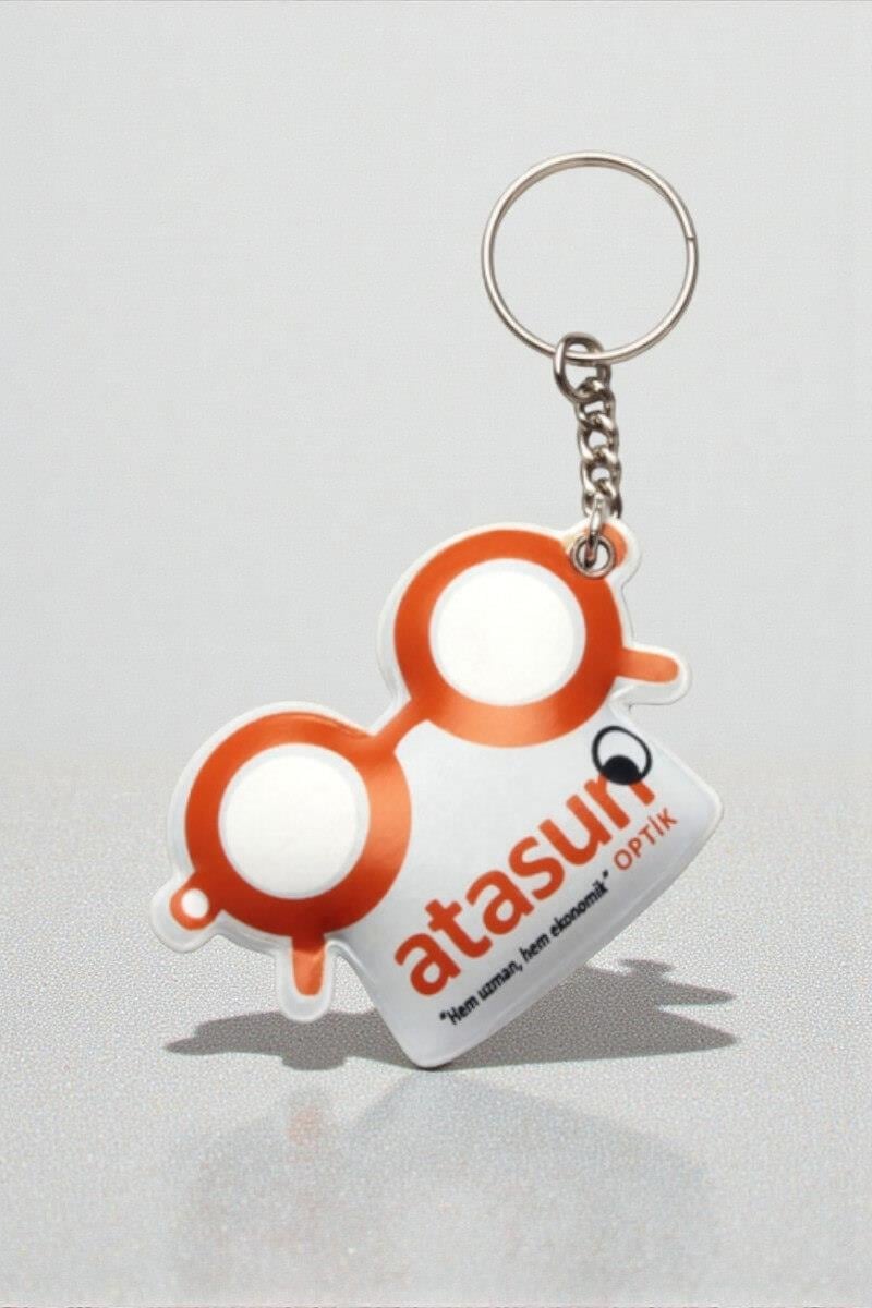 Gözlük Şeklinde Promosyon Puf Anahtarlık