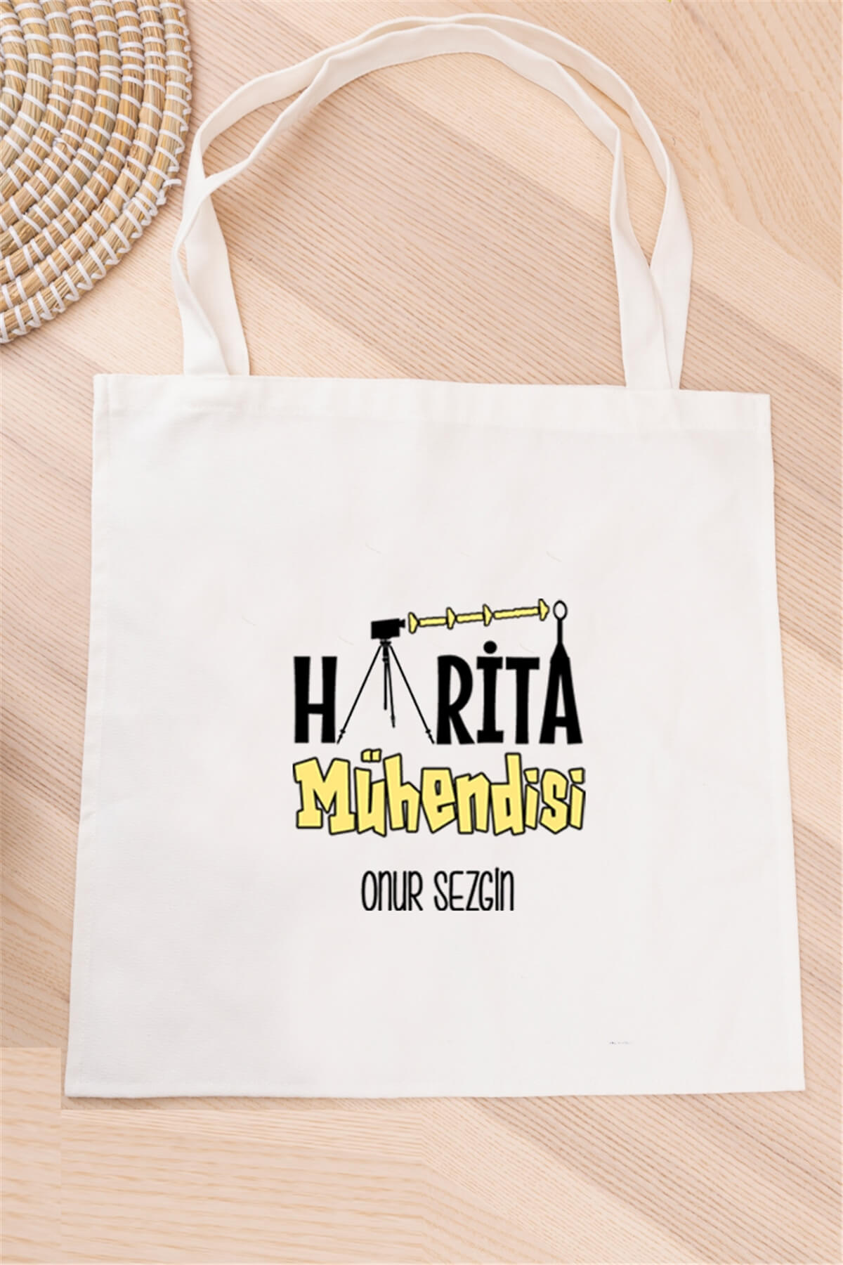Harita Mühendisi Bez Çanta