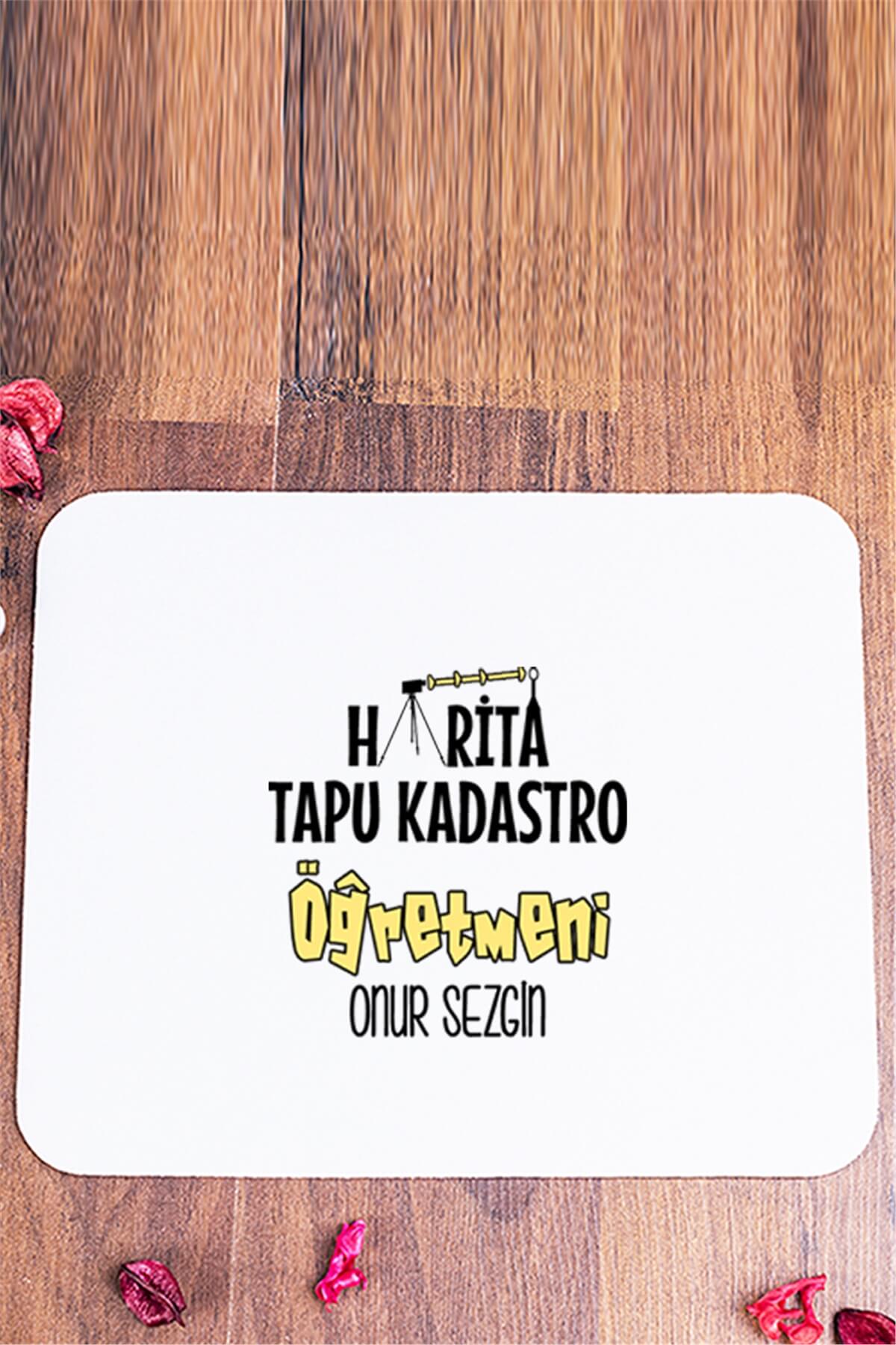 Harita Tapu Kadastro Öğretmeni Mouse Pad