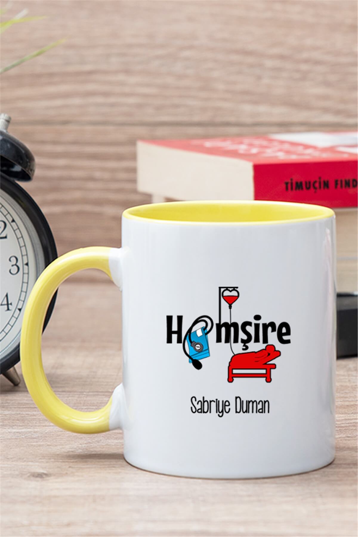 Hemşire İçi Renkli Kupa Bardak