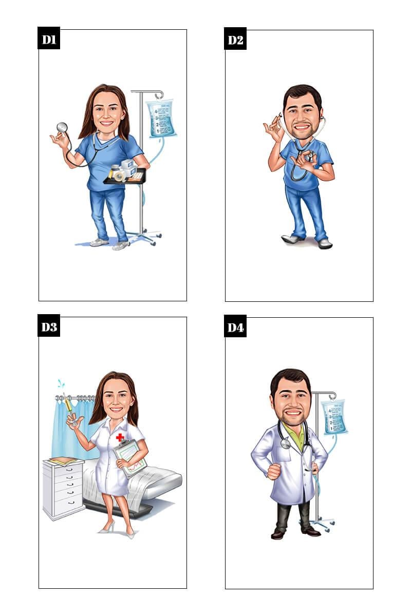 Hemşireye Hediye Kişiye Özel Hemşire Karikatürlü Kupa Bardak