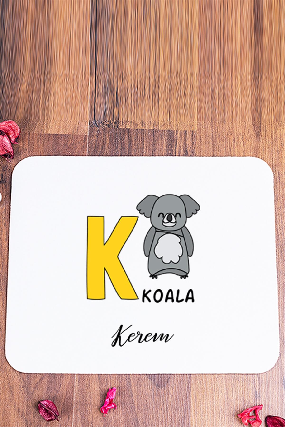 İngilizce Öğreniyorum Çocuklara Özel Baş Harfli Mouse Pad