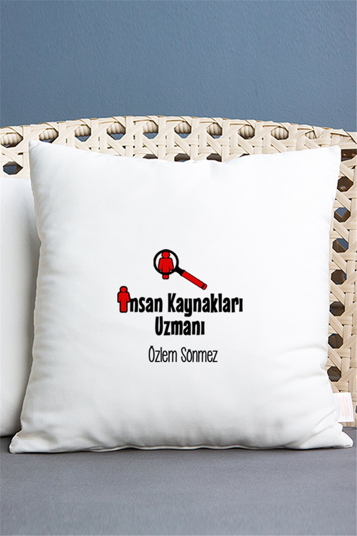 İnsan Kaynakları Uzmanı Saten Kare Yastık