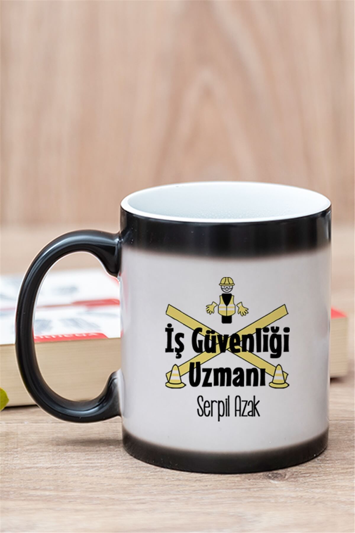 İş Güvenliği Uzmanı Sihirli Kupa Bardak