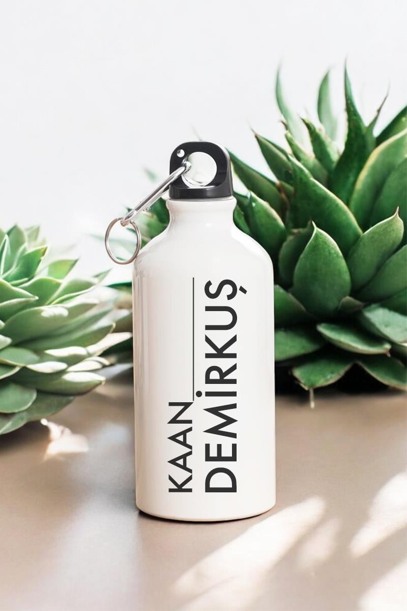 İsme Özel Metal Su Matarası