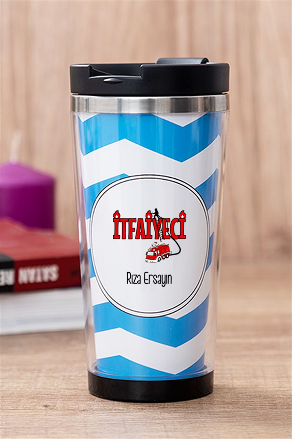 İtfaiyeci Termos Bardak