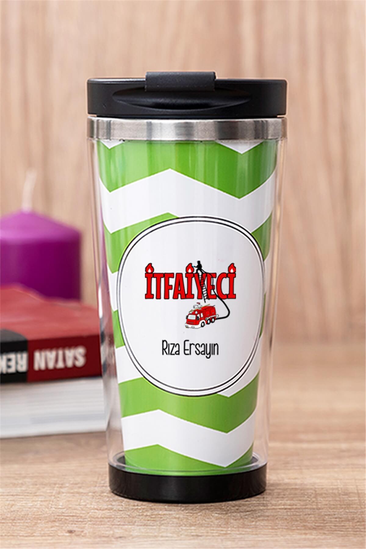 İtfaiyeci Termos Bardak