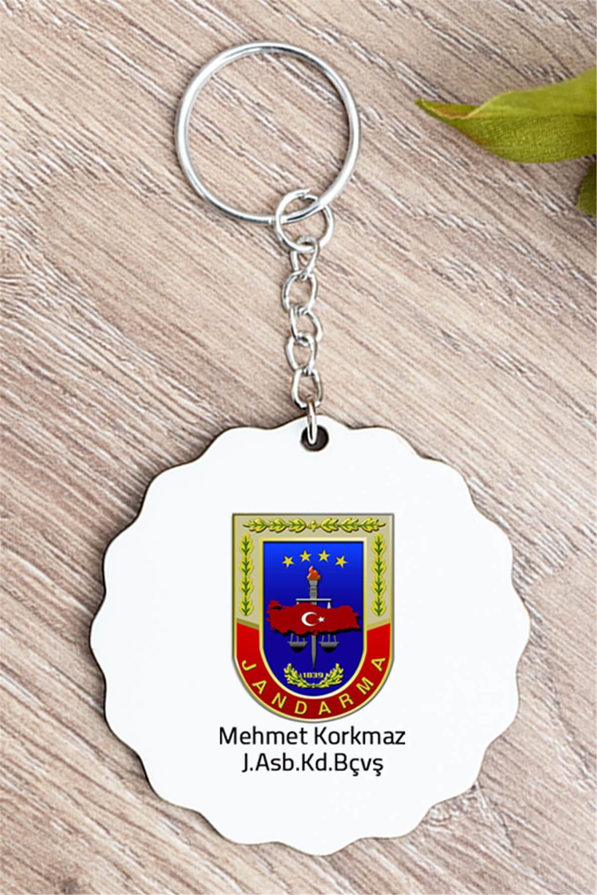 Jandarma Logolu Anahtarlık