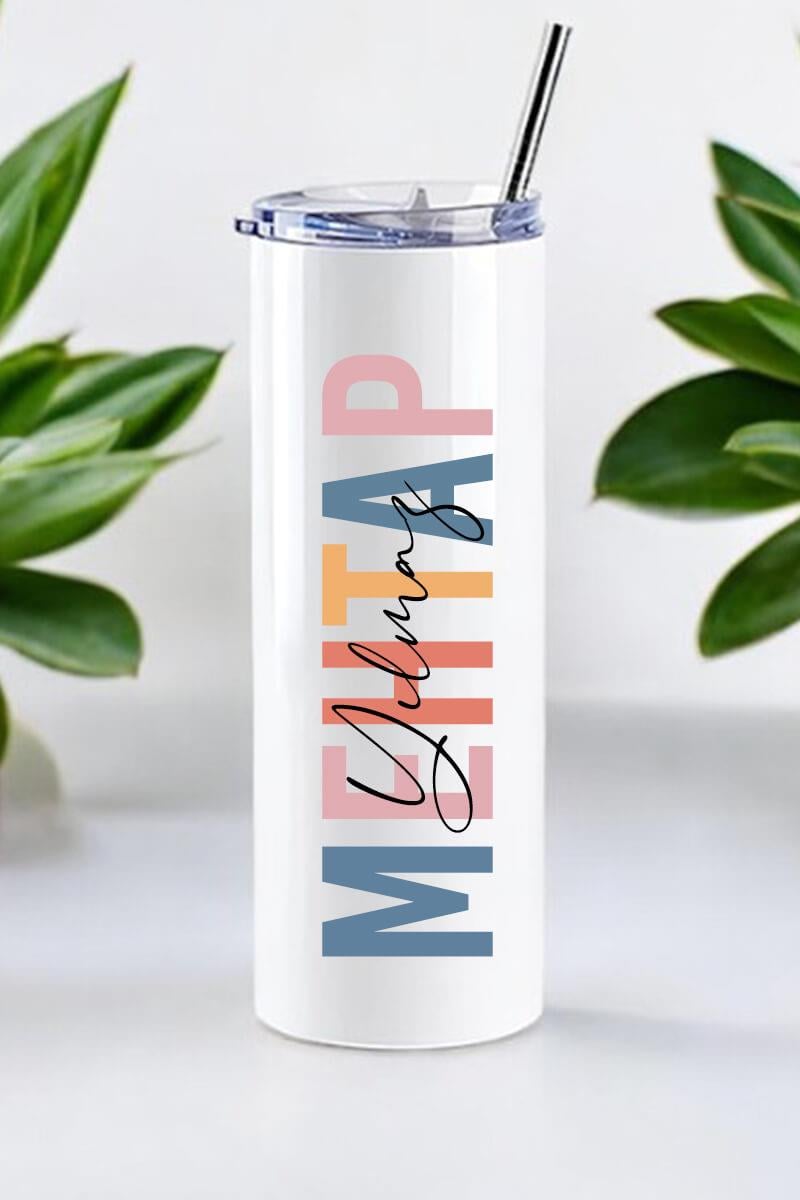 Kadınlara Hediye Kişiye Özel İsim Yazılı Çelik Termos Bardak