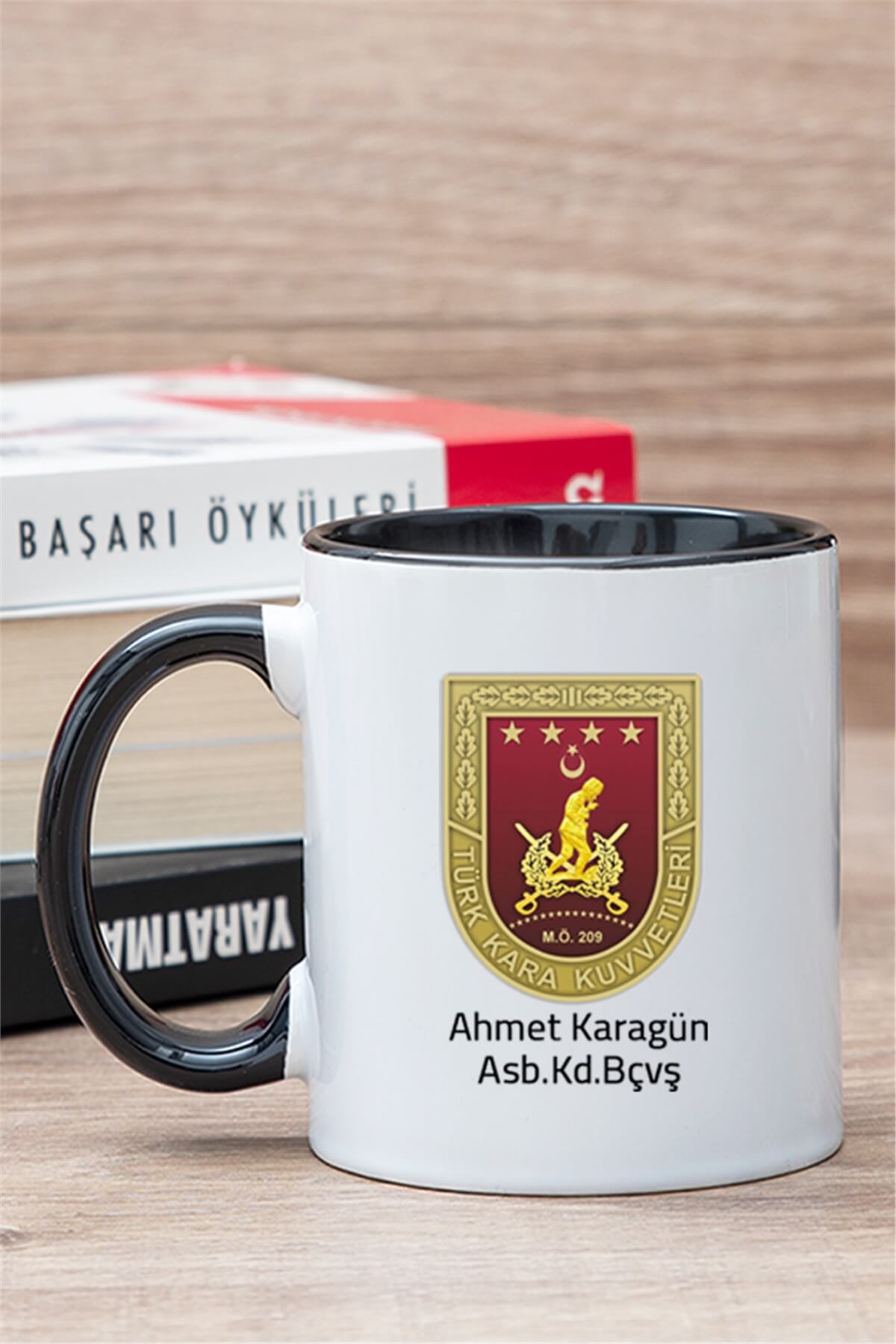 Kara Kuvvetleri İçi Renkli Kupa Bardak