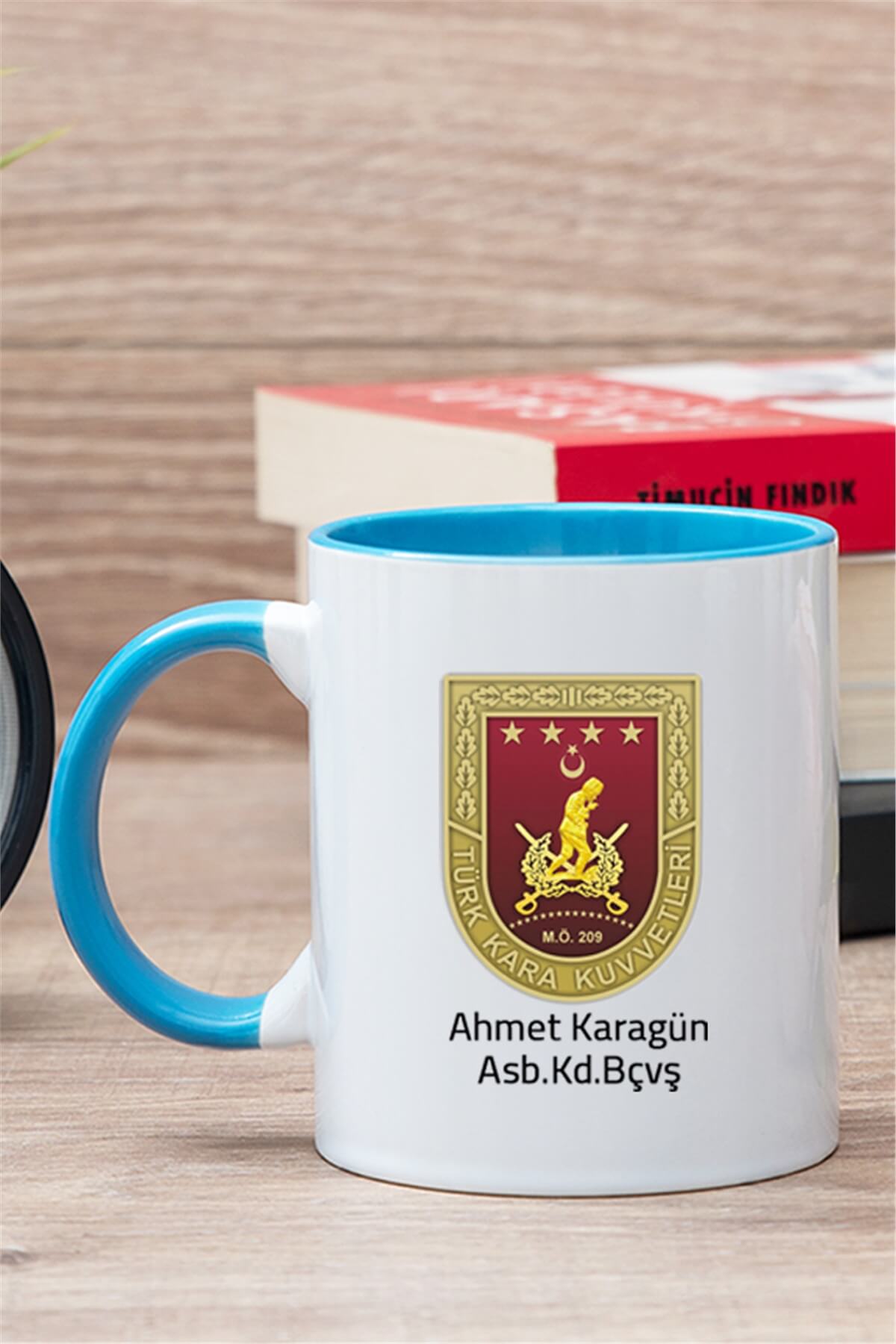 Kara Kuvvetleri İçi Renkli Kupa Bardak