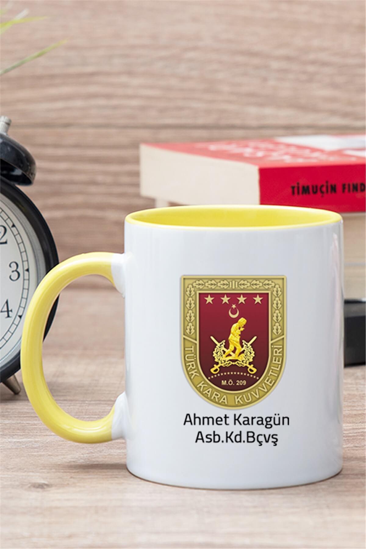 Kara Kuvvetleri İçi Renkli Kupa Bardak