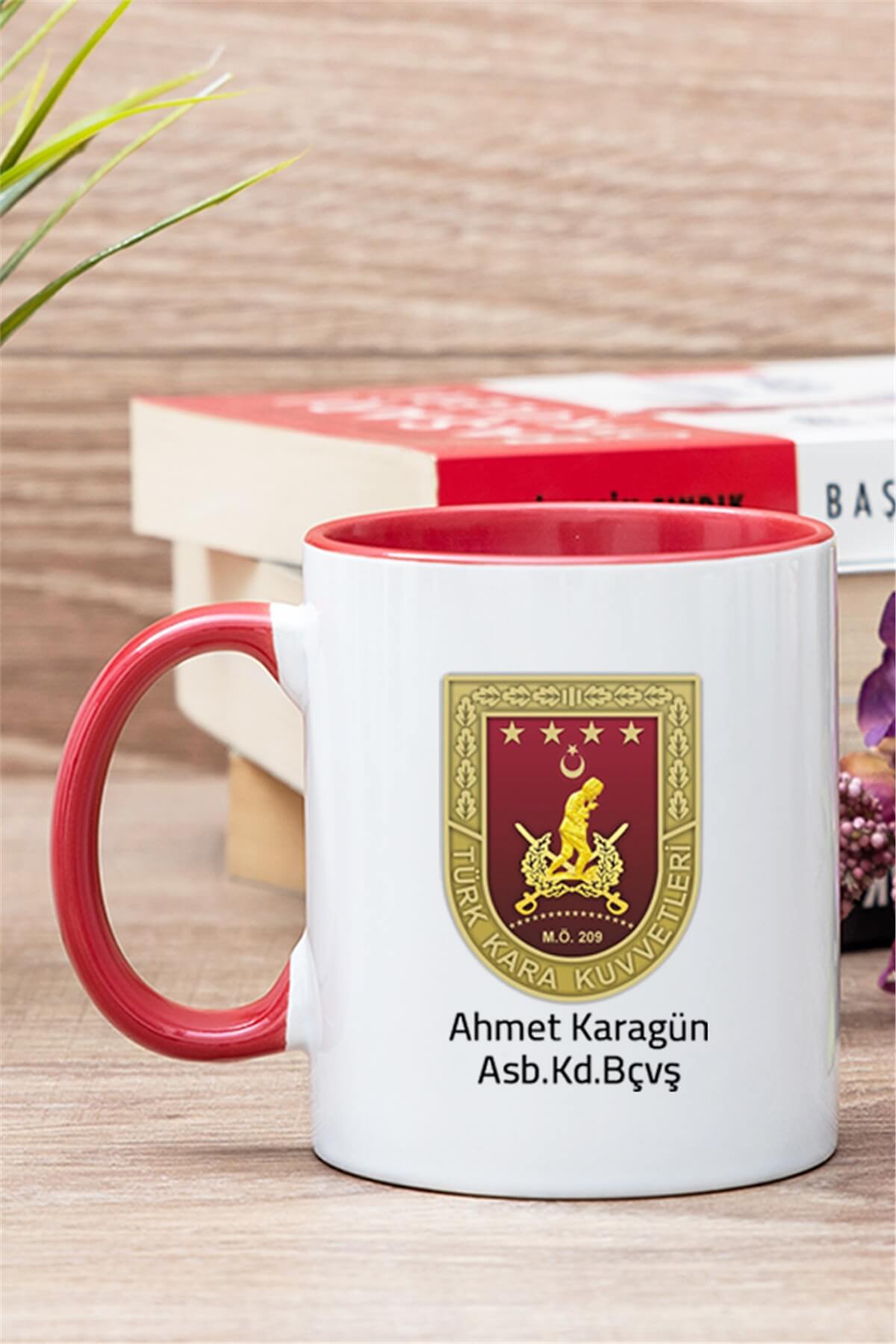 Kara Kuvvetleri İçi Renkli Kupa Bardak