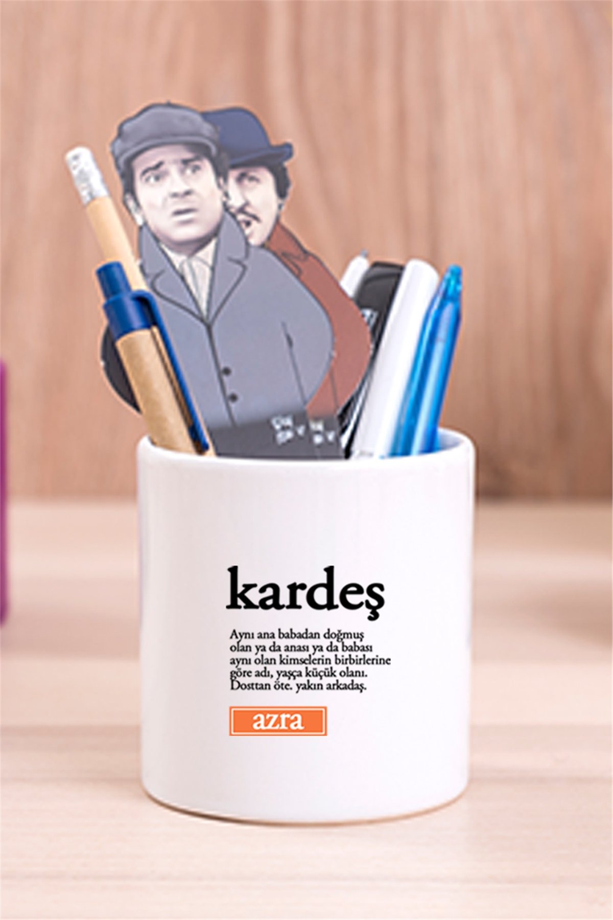 Kardeş Kelime Anlamı Seramik Kalemlik