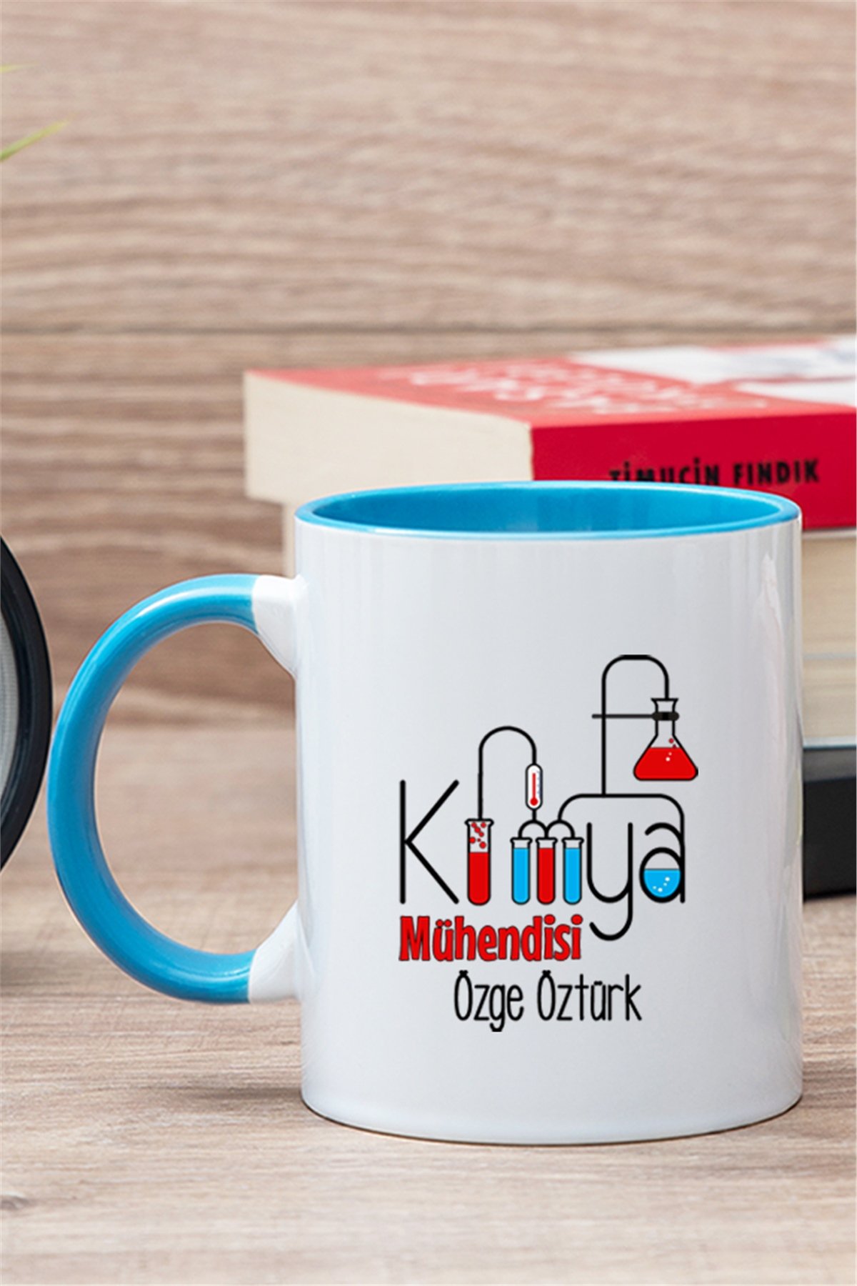 Kimya Mühendisi İçi Renkli Kupa Bardak