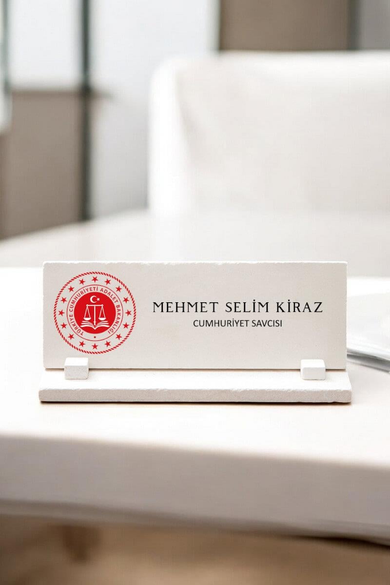 Kişiye Özel Cumhuriyet Savcısı Masa İsimliği