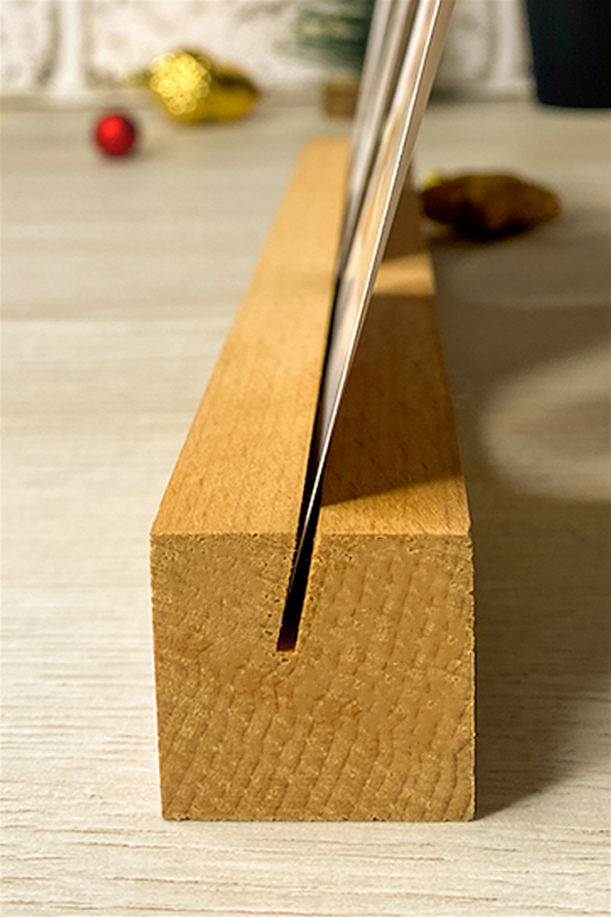 Kişiye Özel Fotoğraflı Ahşap Stand